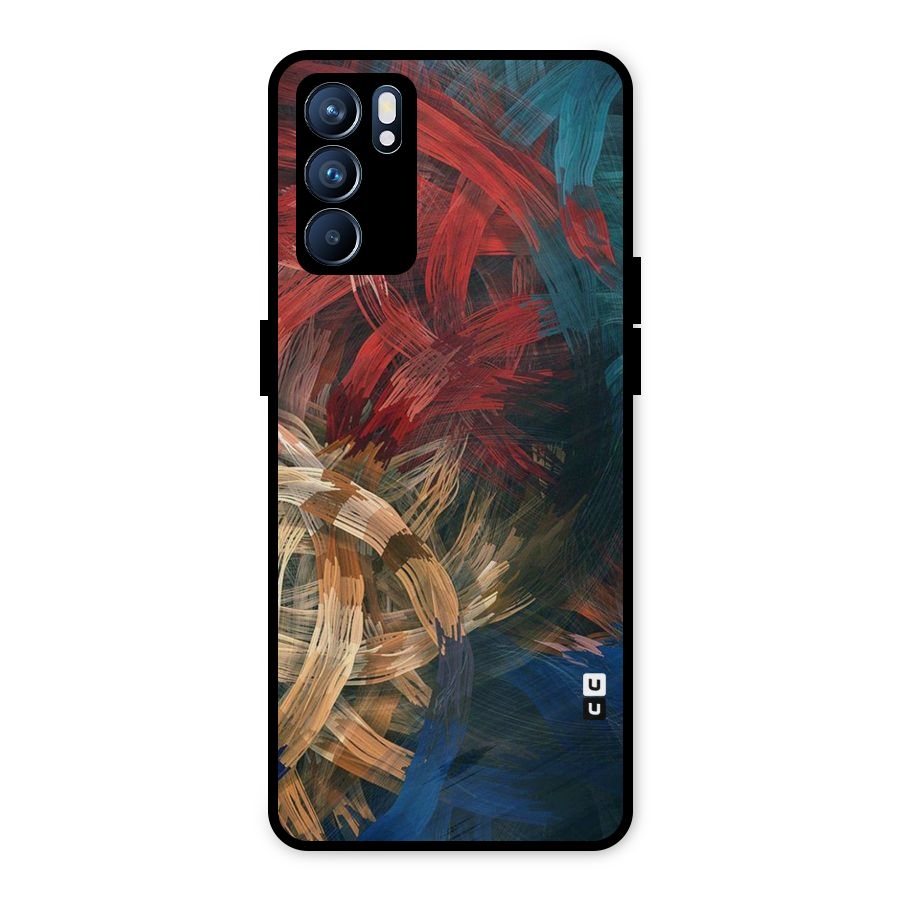 Artsy Colors Metal Back Case for Oppo Reno6 5G