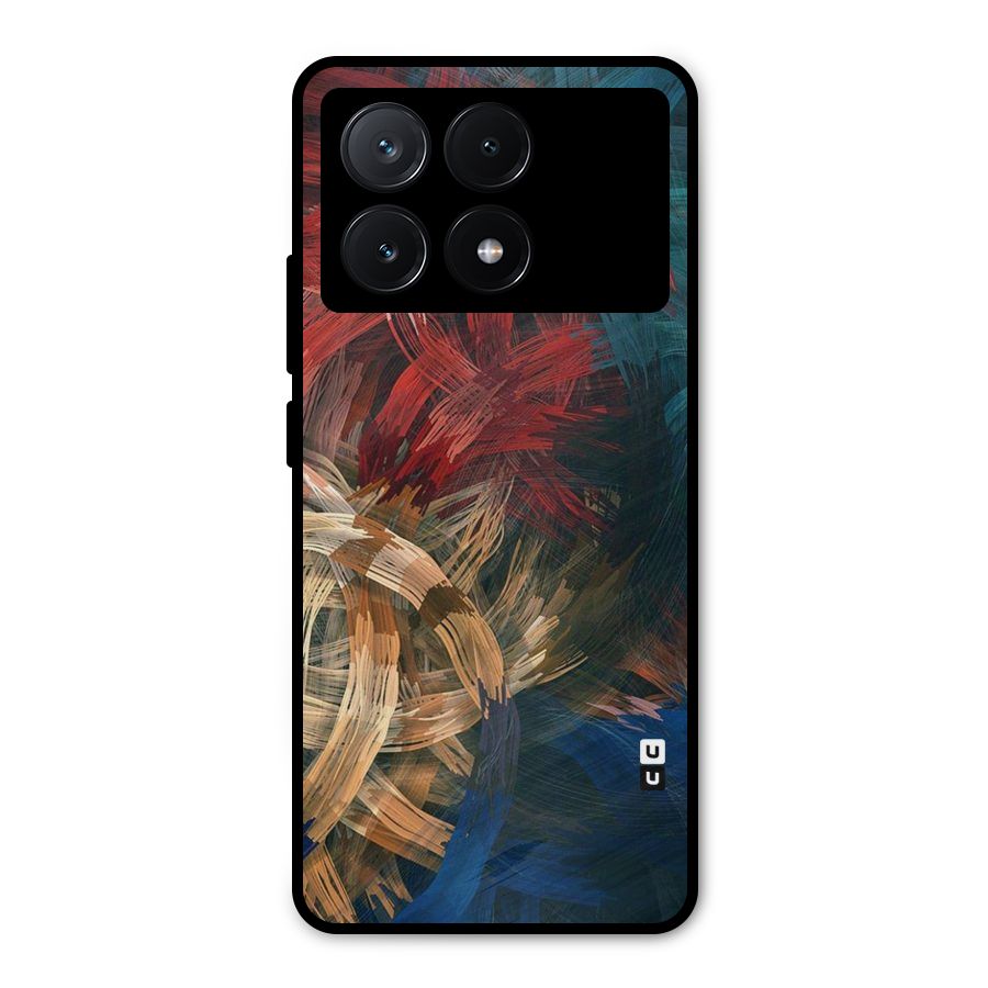 Artsy Colors Metal Back Case for Poco X6 Pro