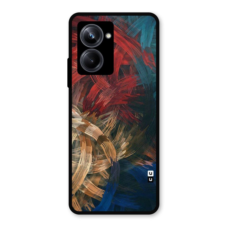 Artsy Colors Metal Back Case for Realme 10 Pro