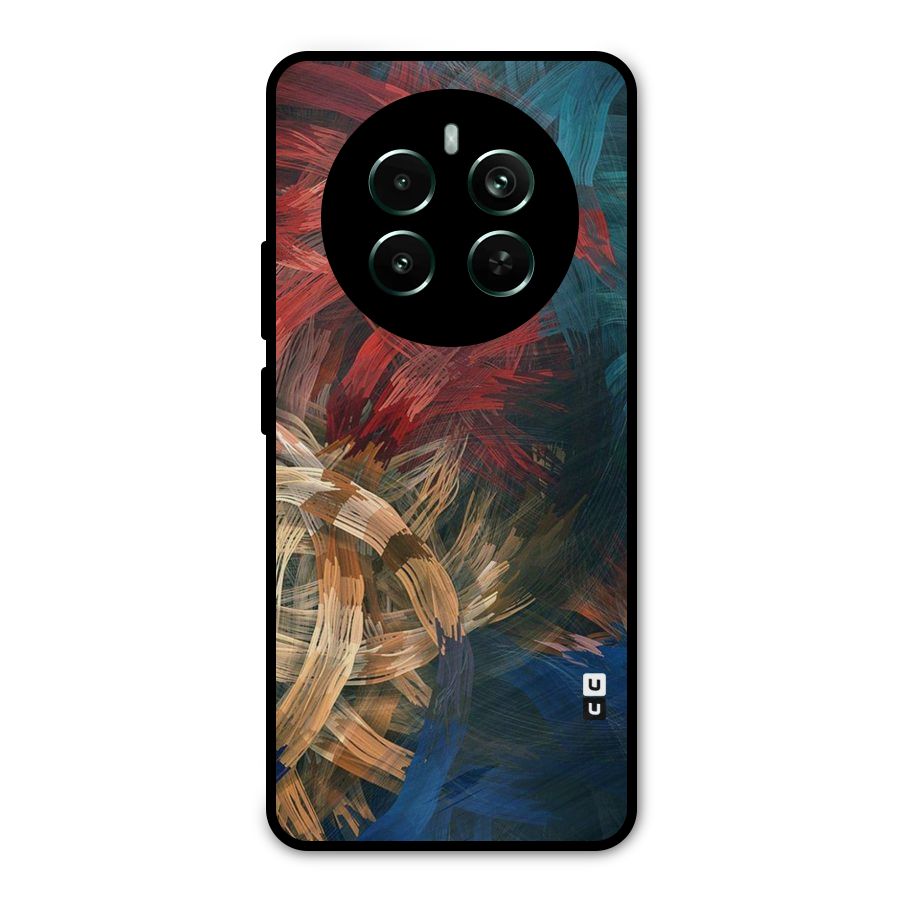 Artsy Colors Metal Back Case for Realme 12 Plus