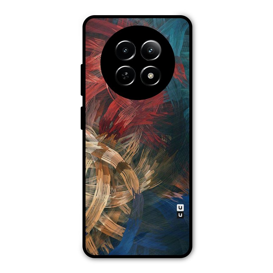 Artsy Colors Metal Back Case for Realme 13