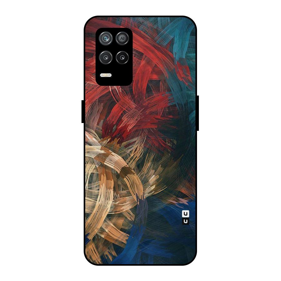 Artsy Colors Metal Back Case for Realme 8s 5G