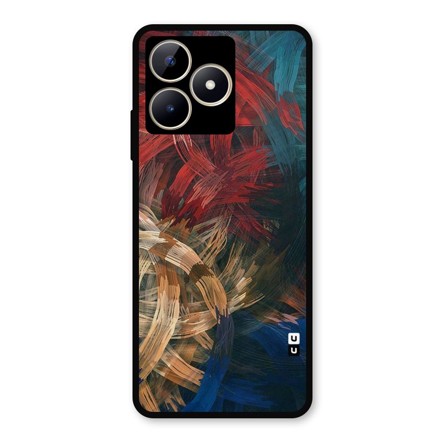 Artsy Colors Metal Back Case for Realme C53