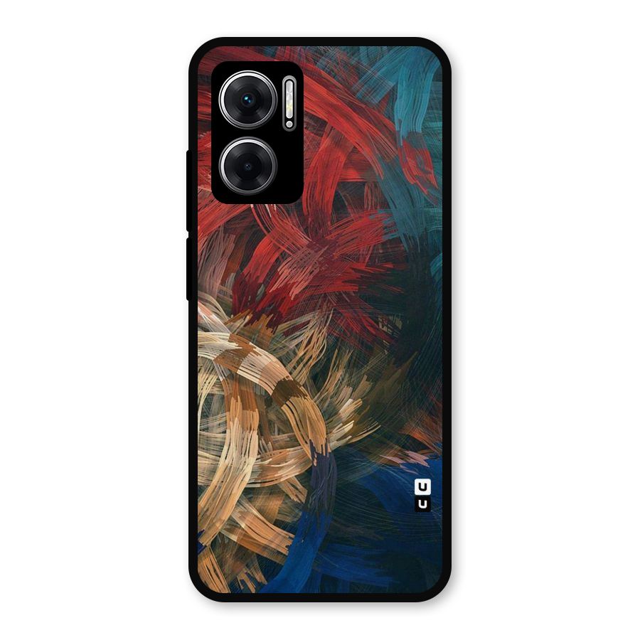Artsy Colors Metal Back Case for Redmi 11 Prime 5G