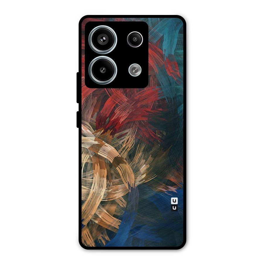 Artsy Colors Metal Back Case for Redmi Note 13 Pro 5G