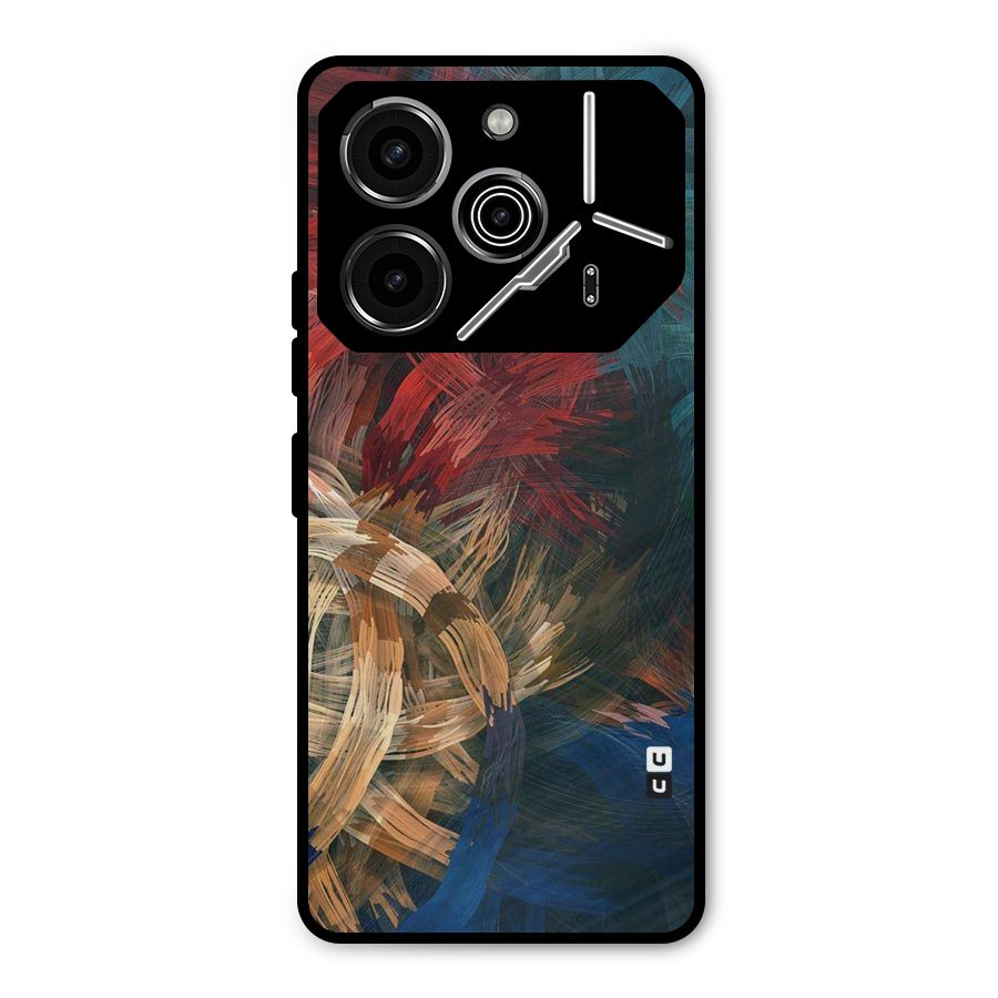 Artsy Colors Metal Back Case for Tecno Pova 6 Pro