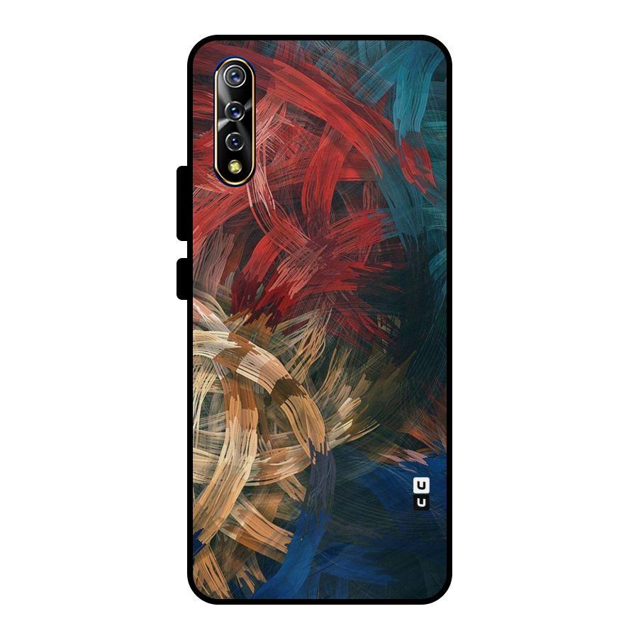 Artsy Colors Metal Back Case for Vivo S1
