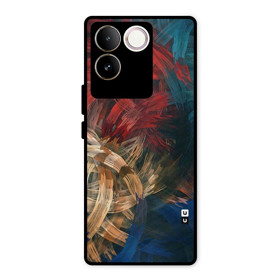 Artsy Colors Metal Back Case for Vivo T2 Pro