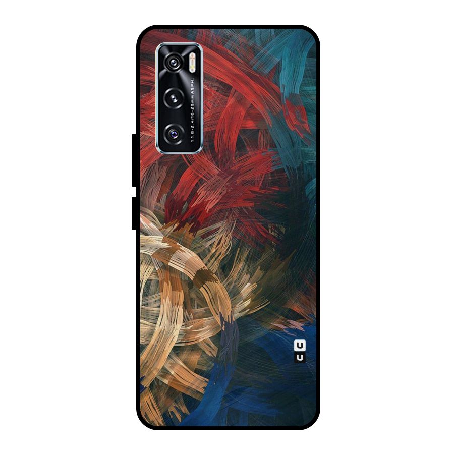 Artsy Colors Metal Back Case for Vivo V20 SE