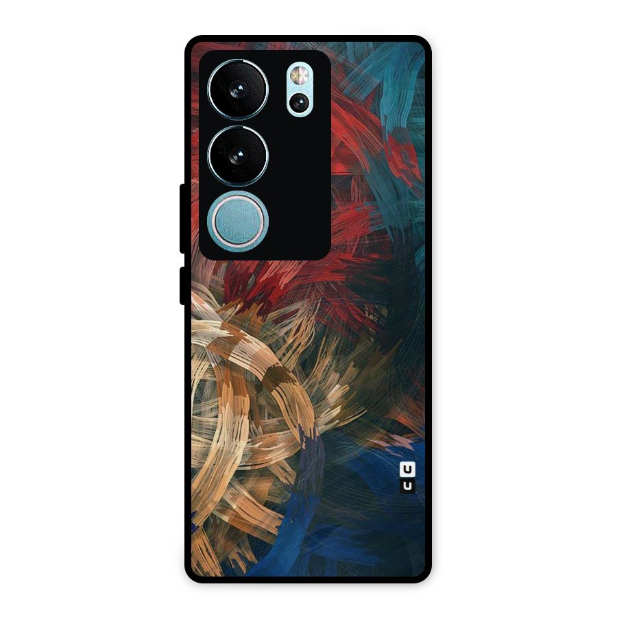 Artsy Colors Metal Back Case for Vivo V29 Pro