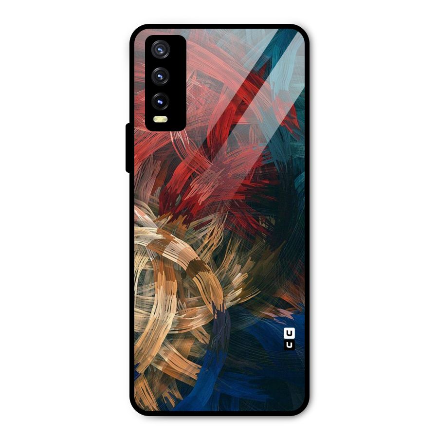 Artsy Colors Metal Back Case for Vivo Y20g