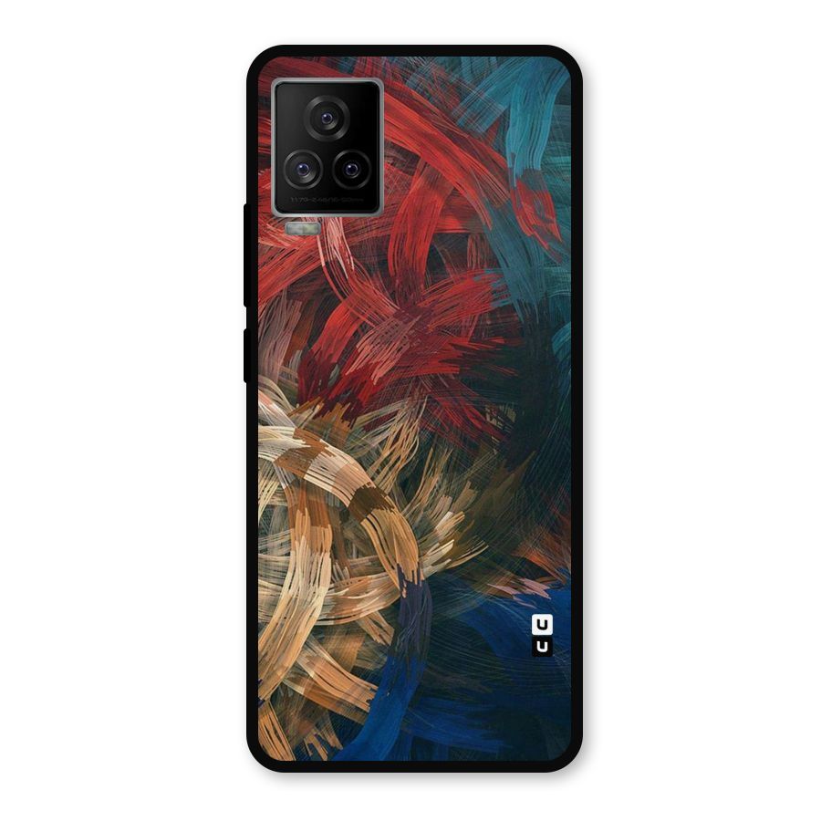 Artsy Colors Metal Back Case for iQOO 7 Legend 5G