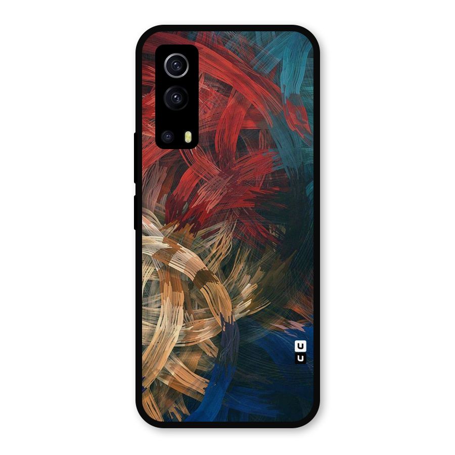 Artsy Colors Metal Back Case for iQOO Z3