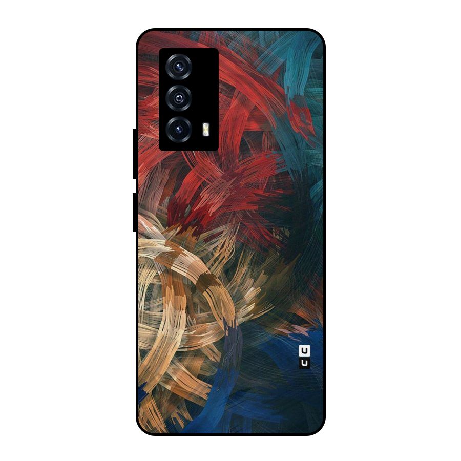 Artsy Colors Metal Back Case for iQOO Z5