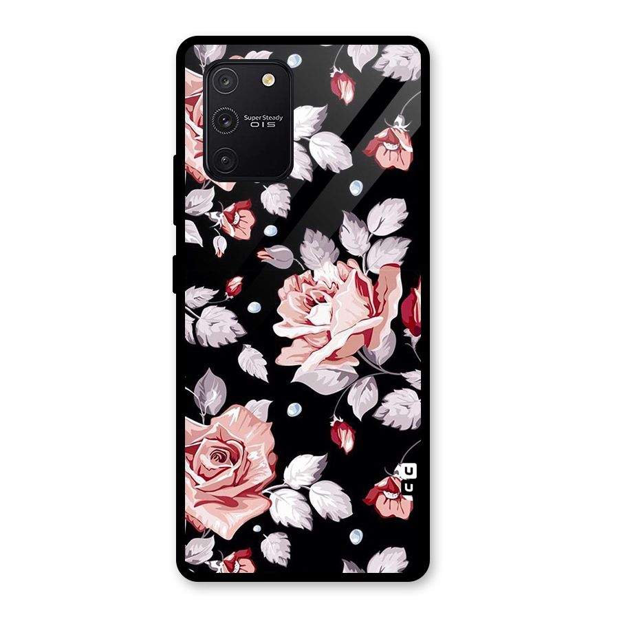 Artsy Floral Glass Back Case for Galaxy S10 Lite
