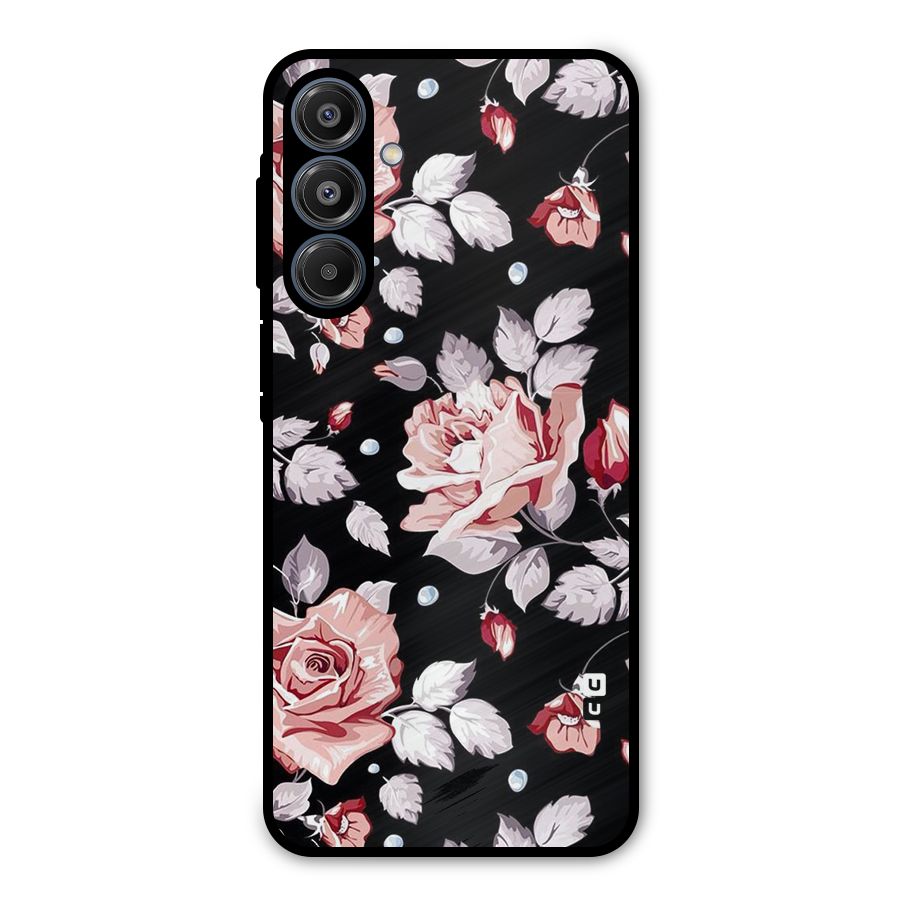 Artsy Floral Metal Back Case for Galaxy A16 5G