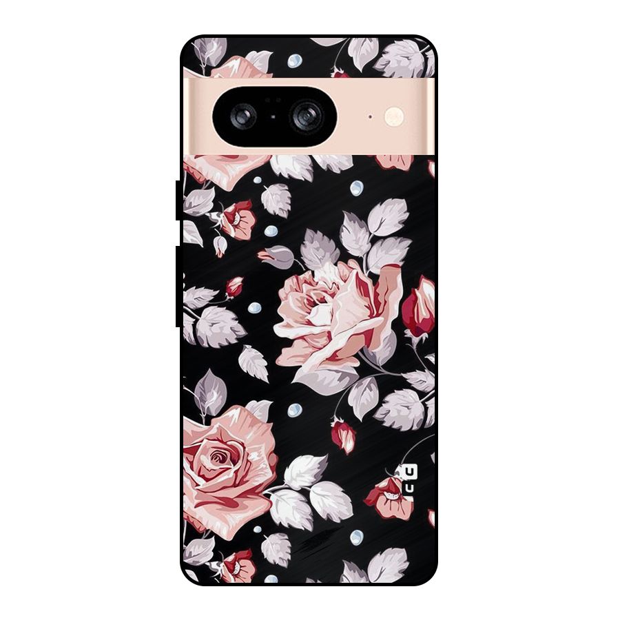 Artsy Floral Metal Back Case for Google Pixel 8