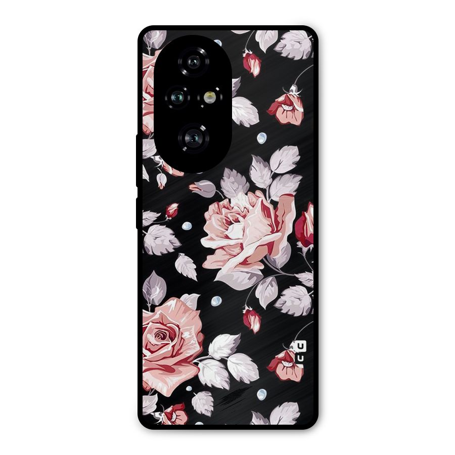 Artsy Floral Metal Back Case for Honor 200 Pro