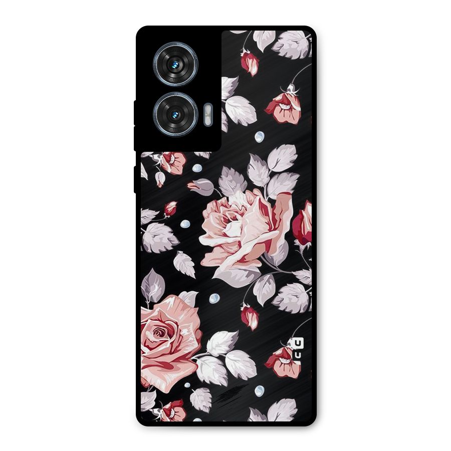Artsy Floral Metal Back Case for Motorola G96
