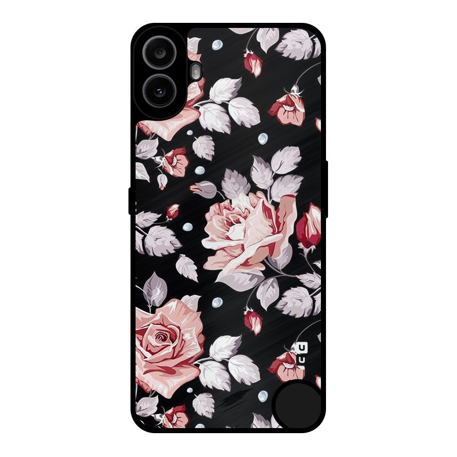 Artsy Floral Metal Back Case for Nothing CMF Phone 1