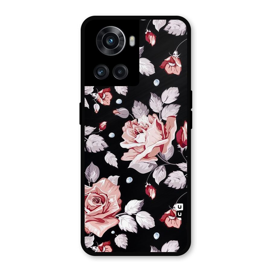 Artsy Floral Metal Back Case for OnePlus 10R