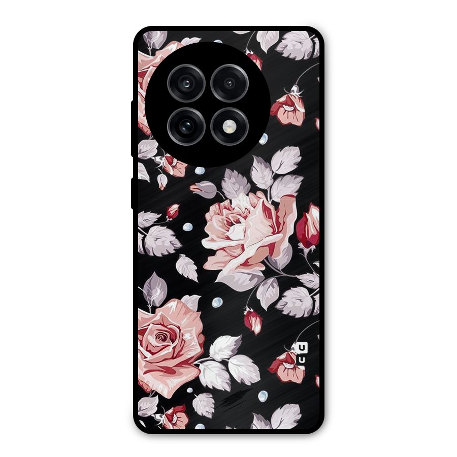 Artsy Floral Metal Back Case for OnePlus 13R