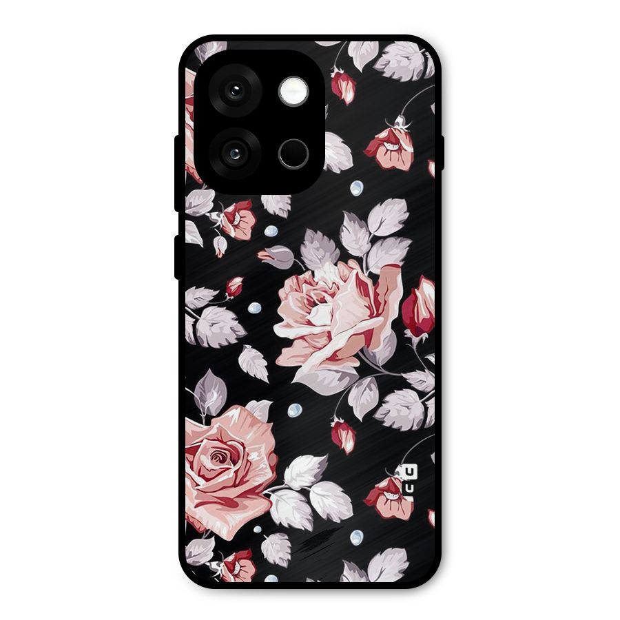 Artsy Floral Metal Back Case for OnePlus 13s
