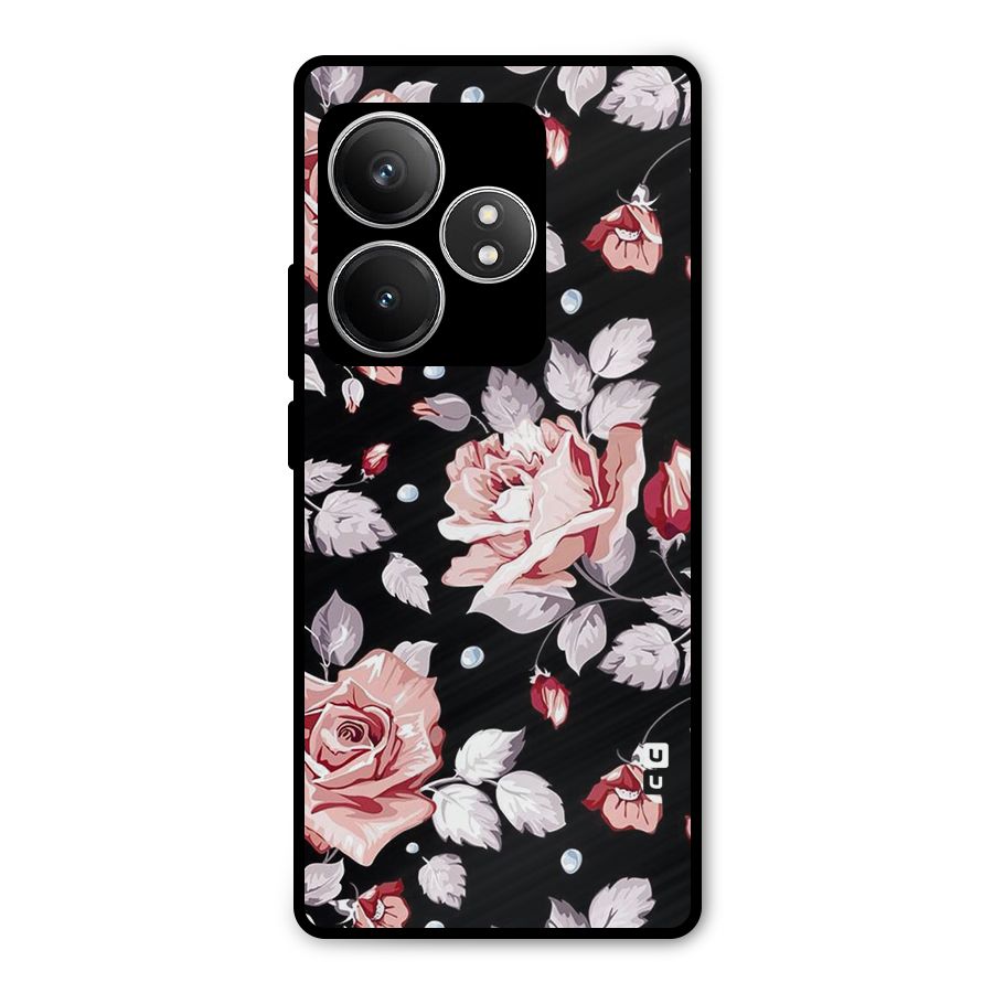 Artsy Floral Metal Back Case for Realme GT 6T