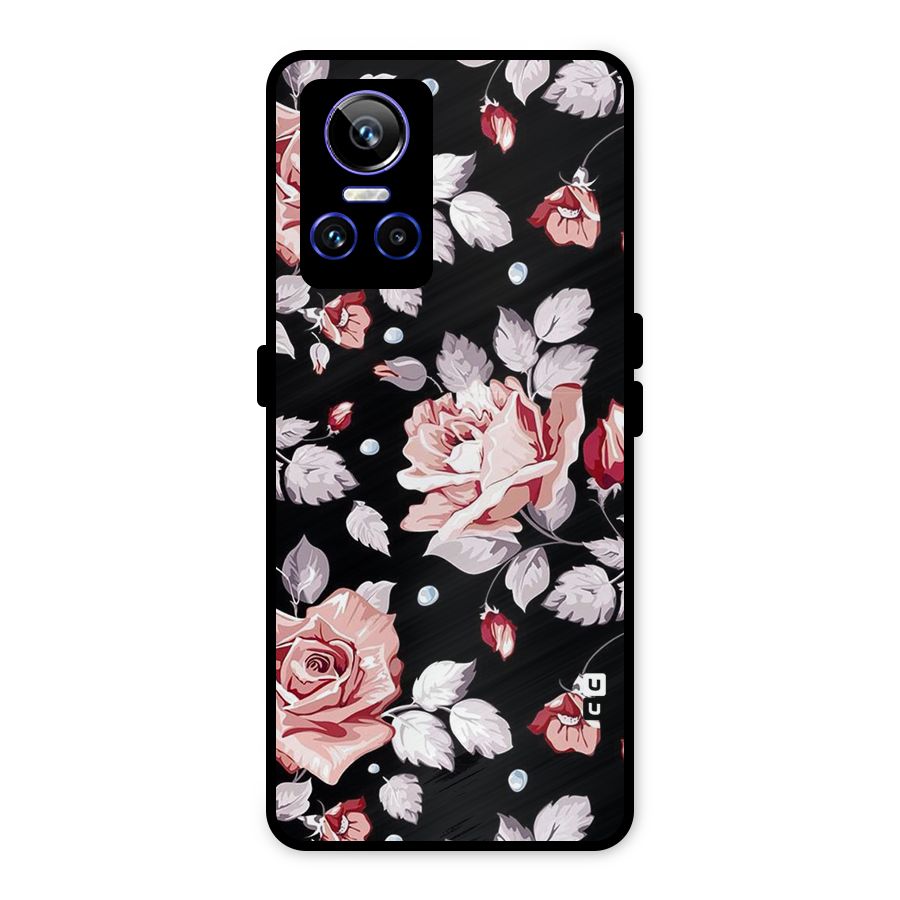 Artsy Floral Metal Back Case for Realme GT Neo 3