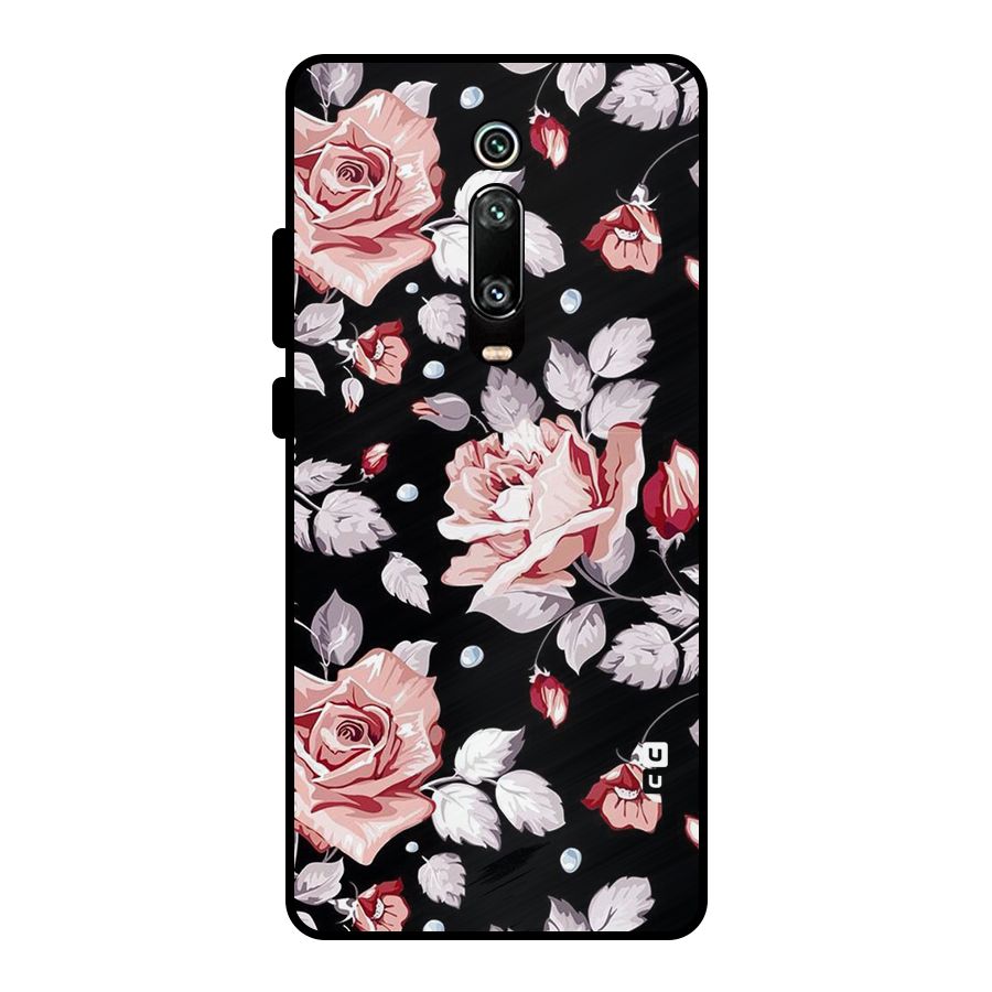 Artsy Floral Metal Back Case for Redmi K20 Pro