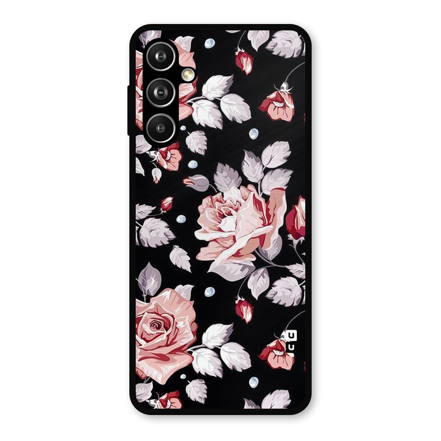 Artsy Floral Metal Back Case for Samsung Galaxy M54