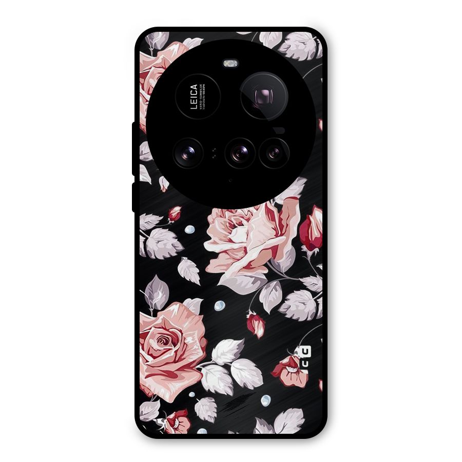 Artsy Floral Metal Back Case for Xiaomi 15 Ultra