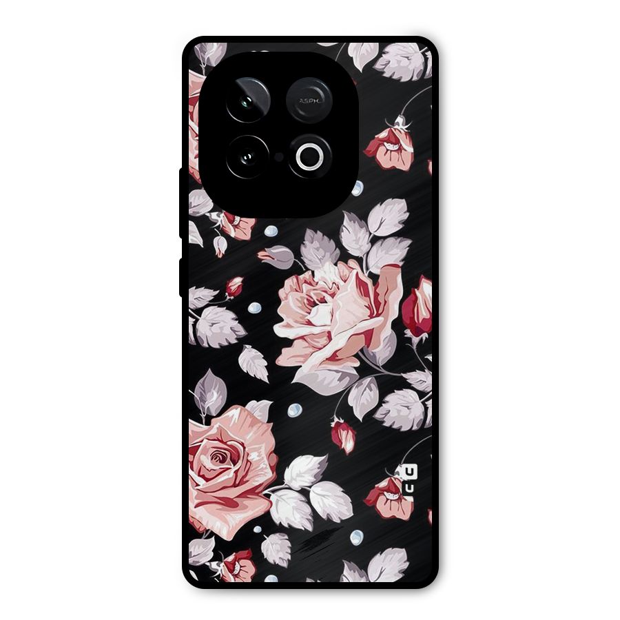 Artsy Floral Metal Back Case for iQOO Neo 10