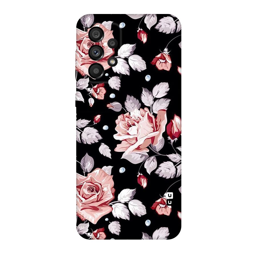 Artsy Floral Original Polycarbonate Back Case for Galaxy A73 5G