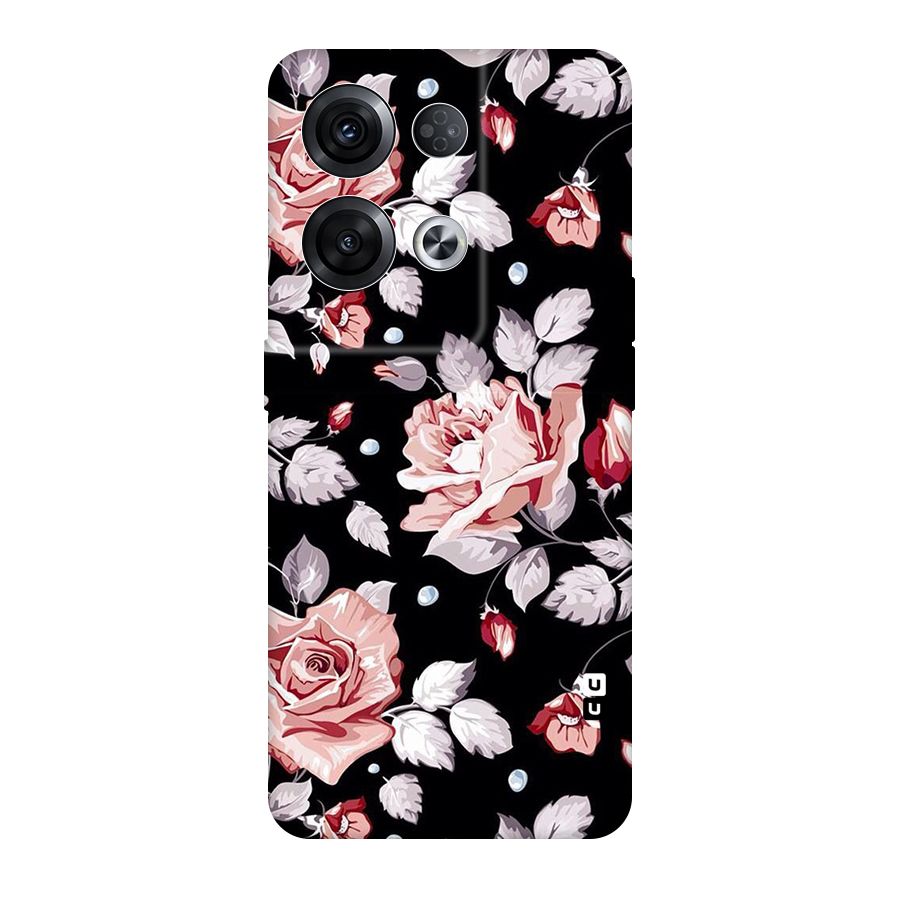Artsy Floral Original Polycarbonate Back Case for Oppo Reno8 Pro 5G