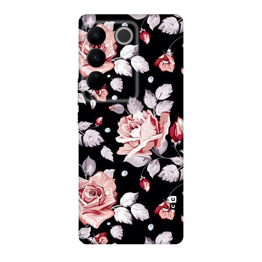 Artsy Floral Original Polycarbonate Back Case for Vivo V27