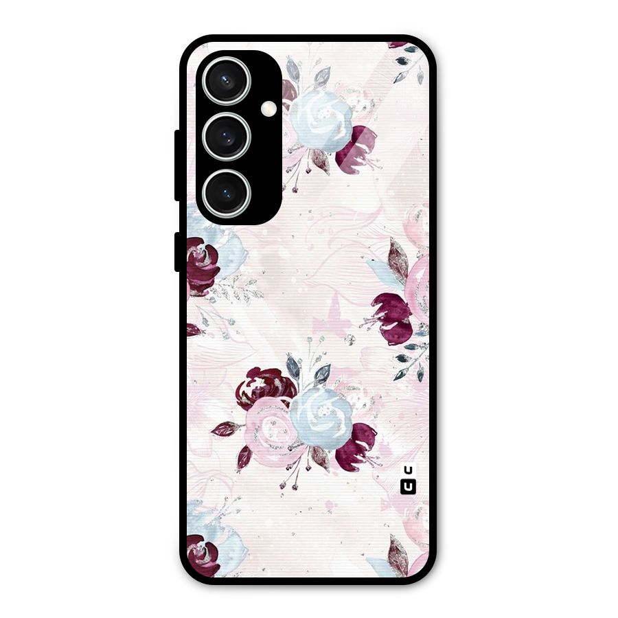 Artsy Florasy Glass Back Case for Galaxy S23 FE