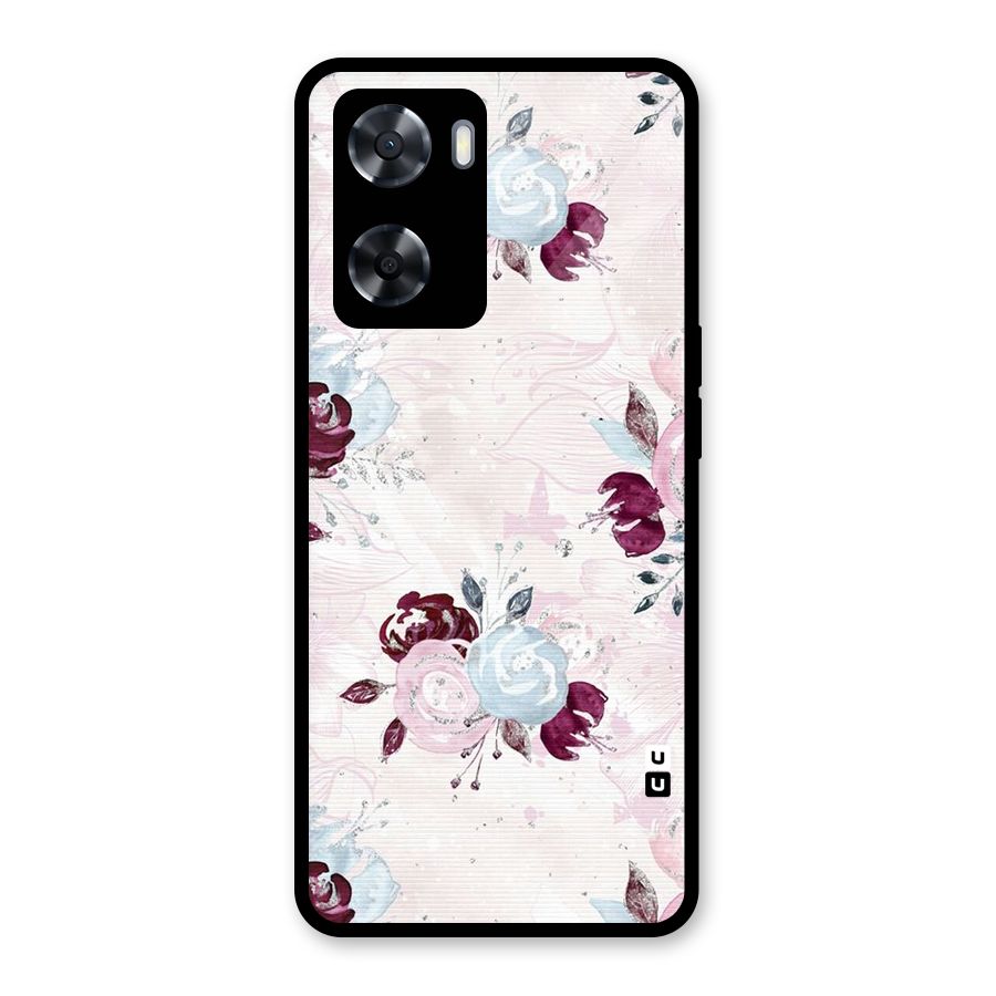 Artsy Florasy Glass Back Case for OnePlus Nord N20 SE