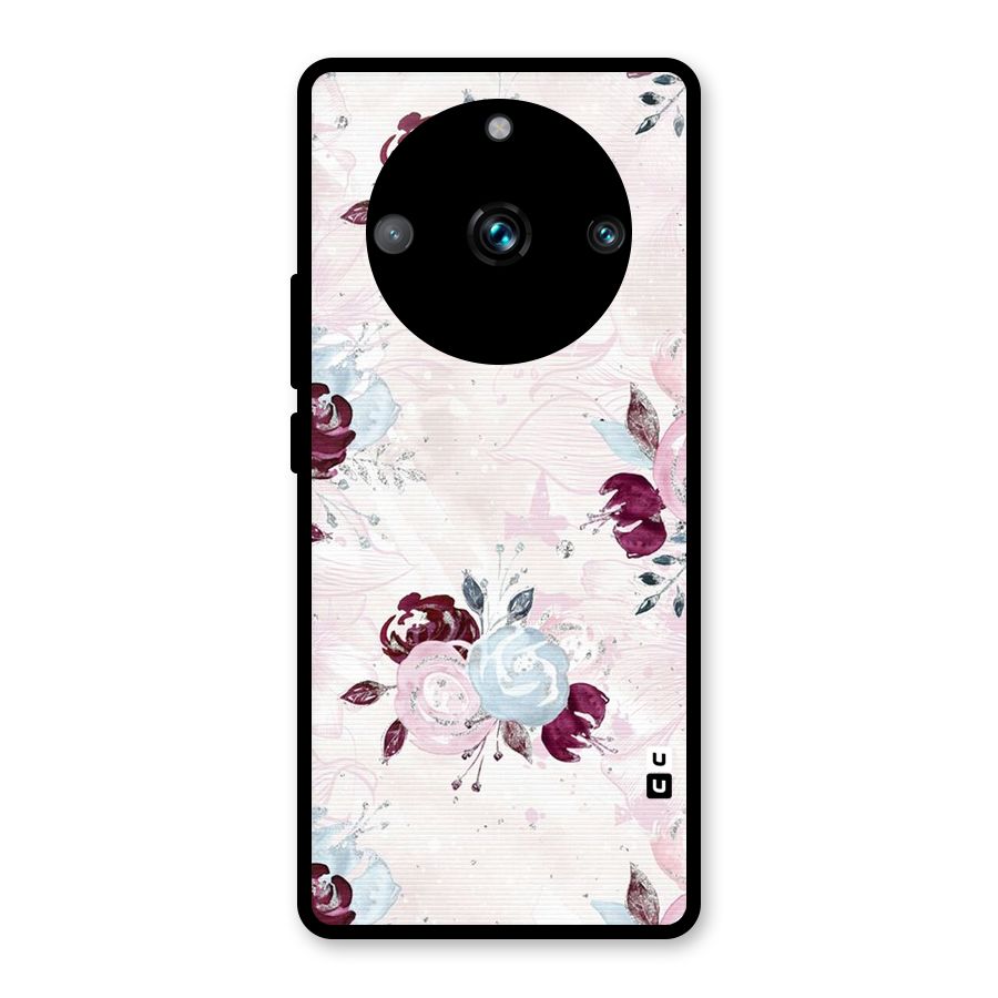 Artsy Florasy Glass Back Case for Realme 11 Pro Plus