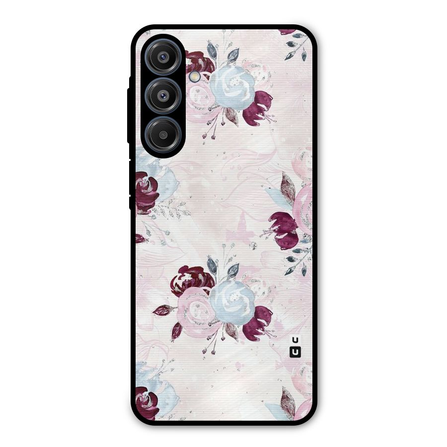 Artsy Florasy Metal Back Case for Galaxy A16 5G