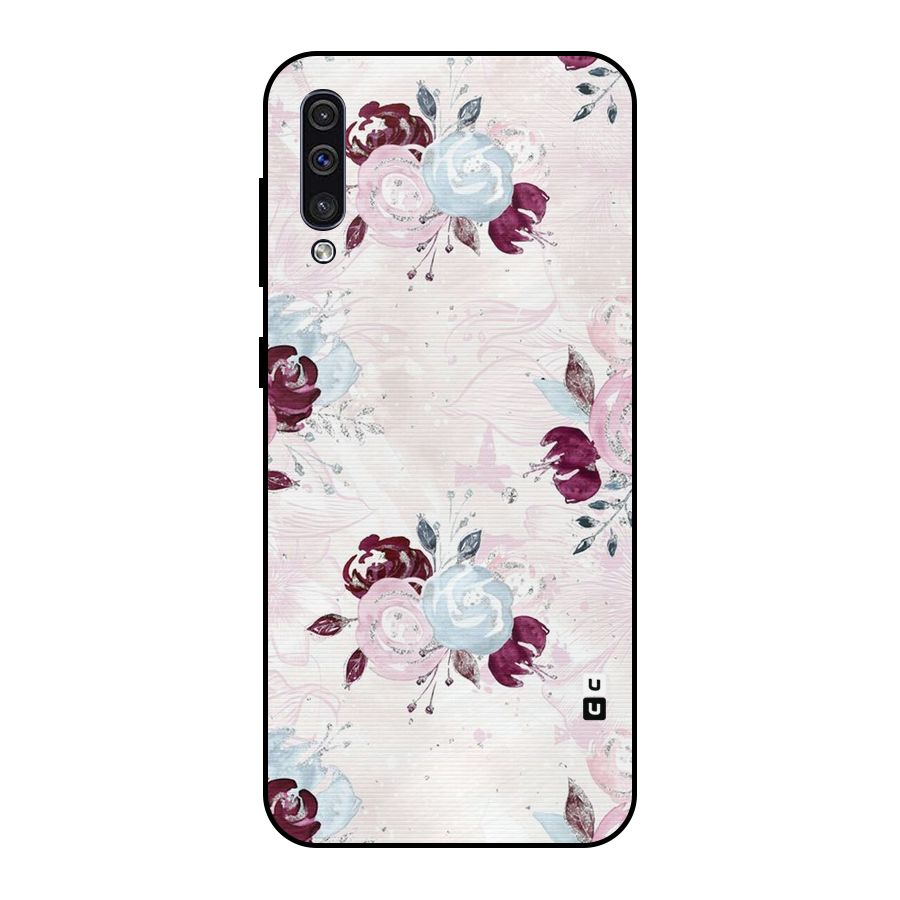 Artsy Florasy Metal Back Case for Galaxy A30s