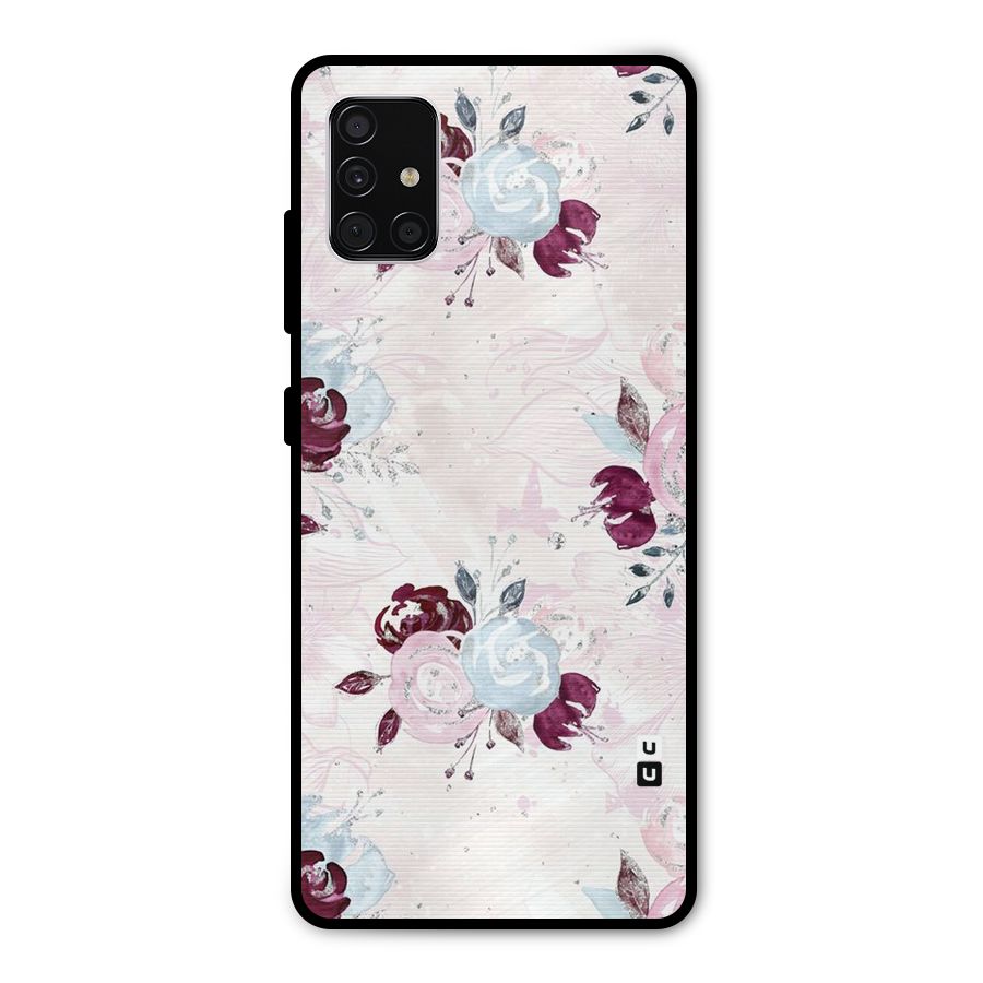 Artsy Florasy Metal Back Case for Galaxy A51