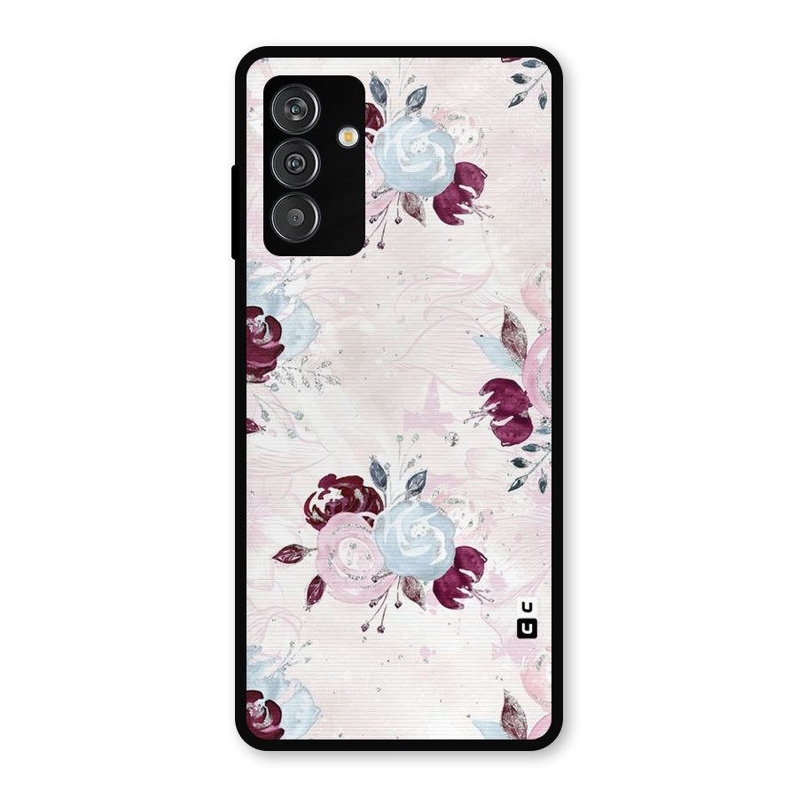 Artsy Florasy Metal Back Case for Galaxy F13