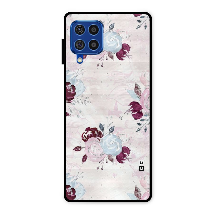 Artsy Florasy Metal Back Case for Galaxy F62