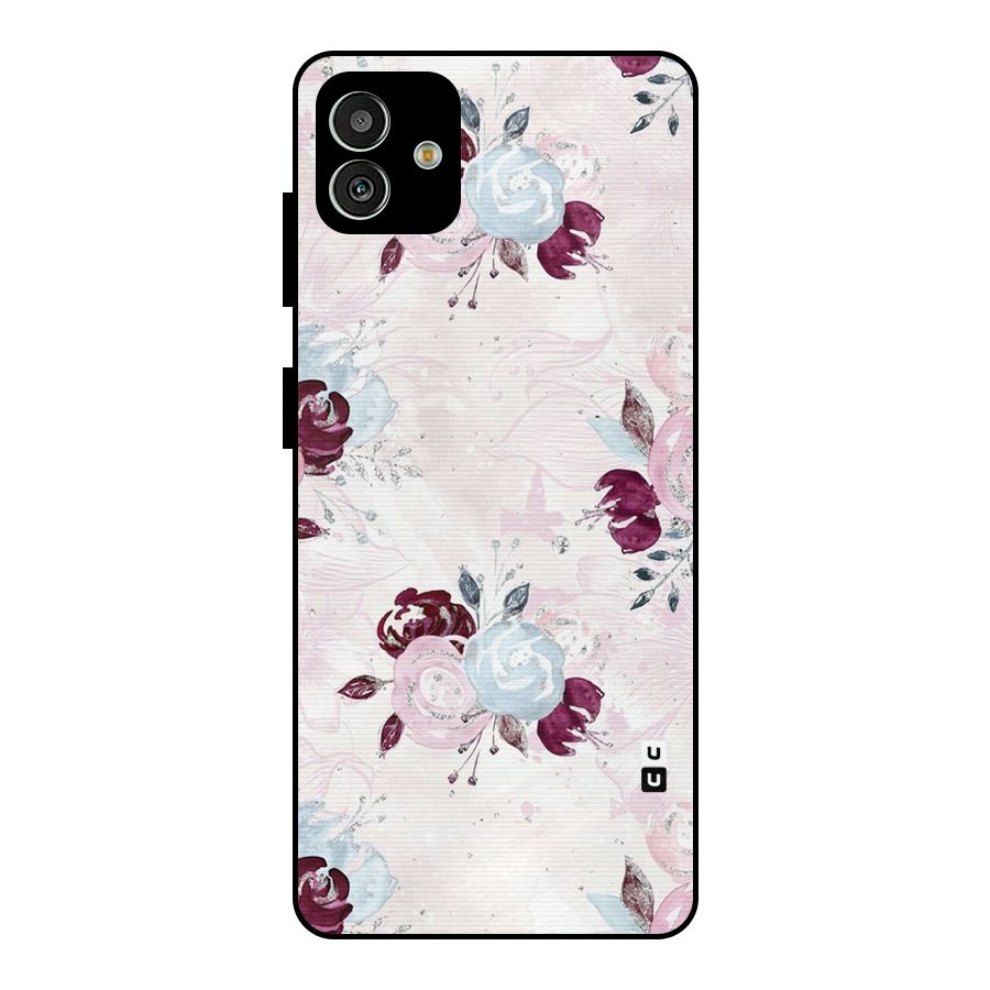 Artsy Florasy Metal Back Case for Galaxy M13 5G