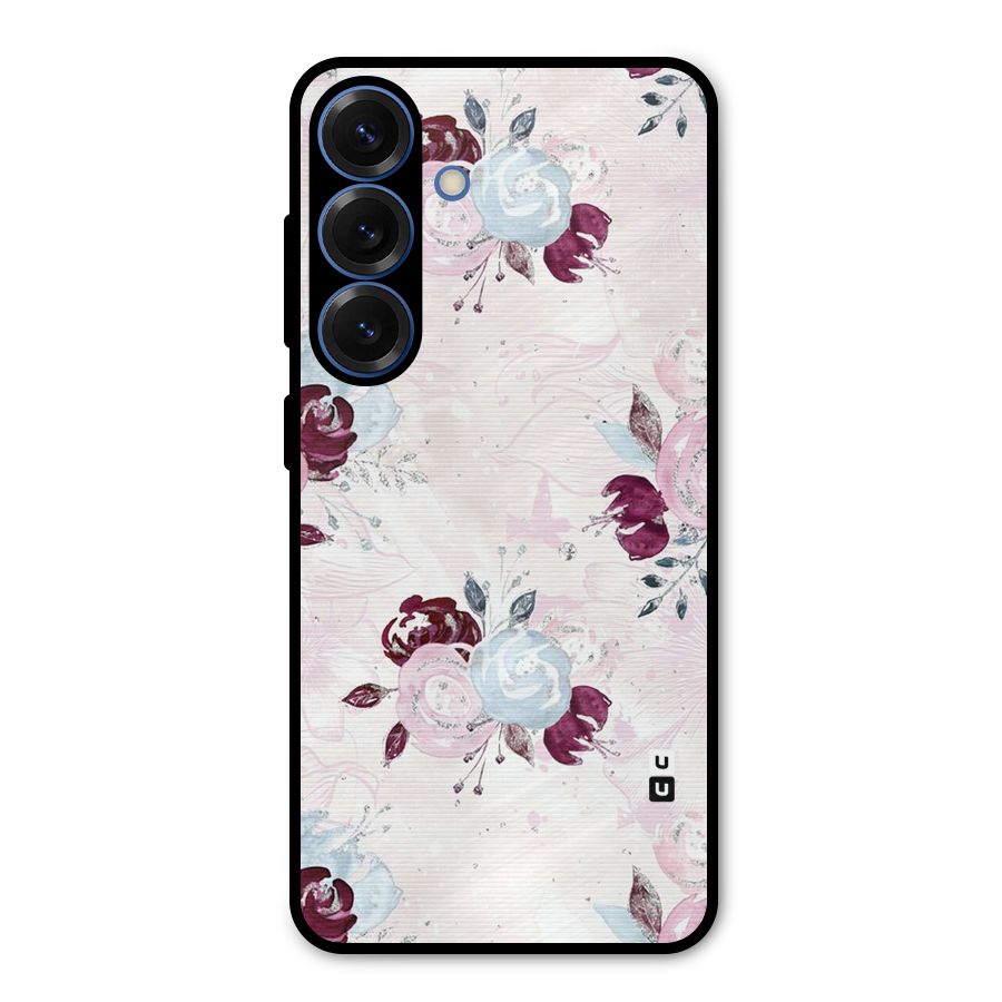 Artsy Florasy Metal Back Case for Galaxy S25
