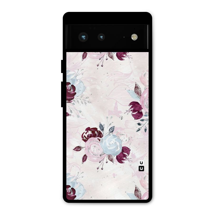 Artsy Florasy Metal Back Case for Google Pixel 6