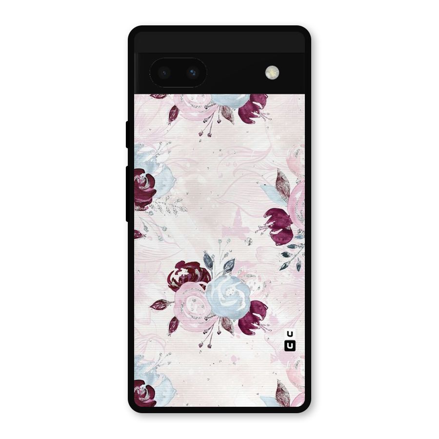 Artsy Florasy Metal Back Case for Google Pixel 6a