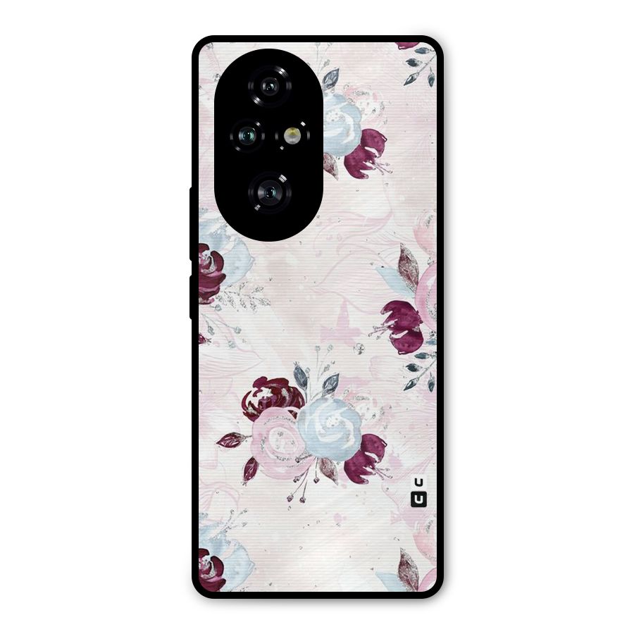Artsy Florasy Metal Back Case for Honor 200 Pro