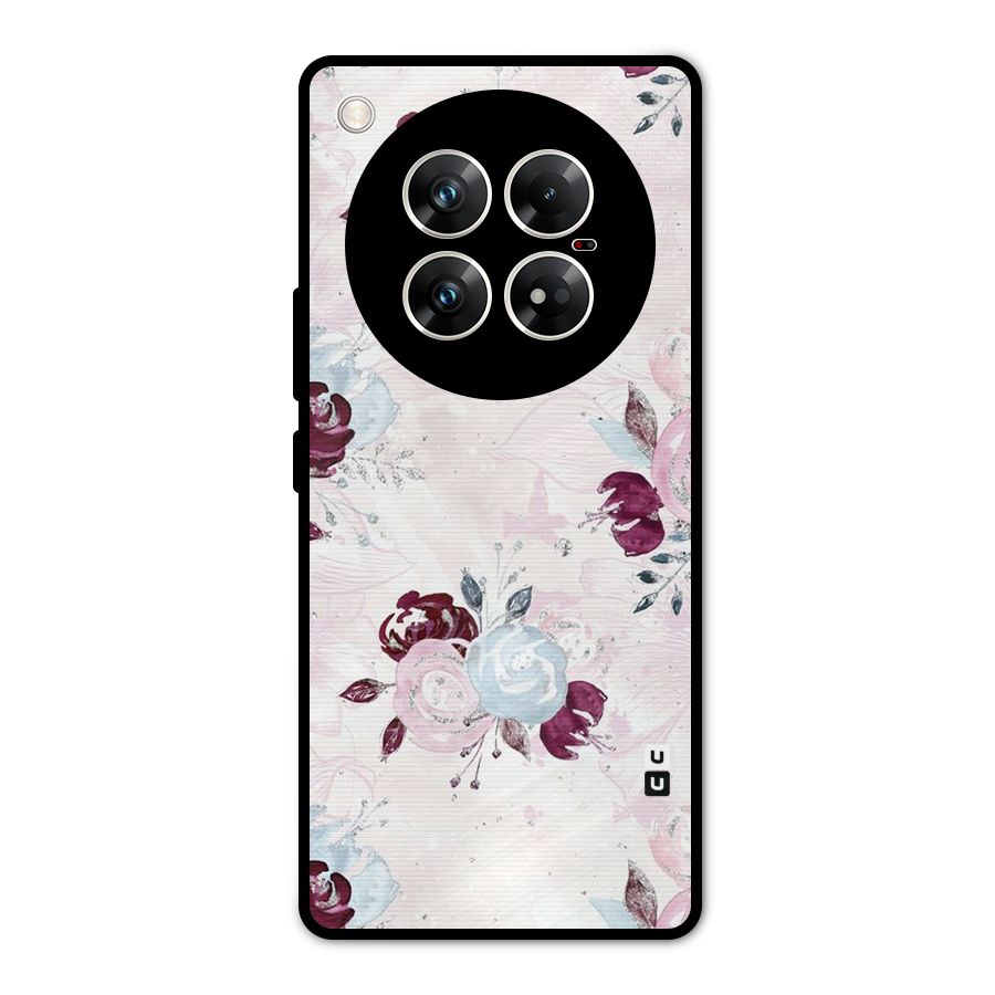 Artsy Florasy Metal Back Case for Infinix Zero 40 5G